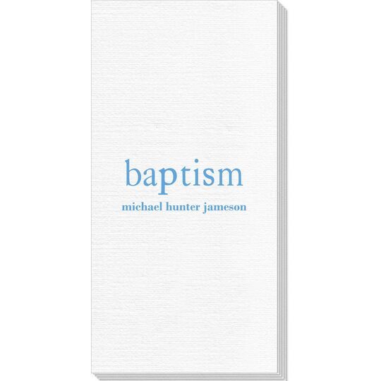 Big Word Baptism Deville Guest Towels